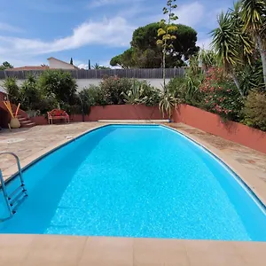 Villa Palm' Issambres 6-7 Personnes, Clim, Avec Piscine, Jardin Et Parking Prives La Garonnette-Plage